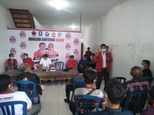 Peresmian Posko Pemenangan, Yohanes Rumpak Ingin Tingkatkan Perekonomian Masyarakat Kelam Permai 