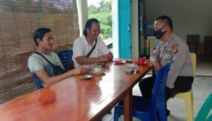 Polsek Sungai Tebelian Himbau Warga Jaga Kamtibmas