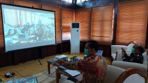 Pjs Bupati Sintang Ikuti Audiensi WRI Secara Virtual