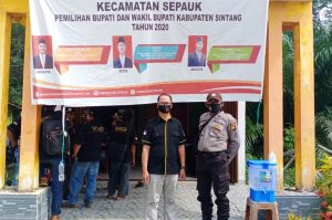 Polsek Sepauk Lakukan Patroli Kamtibmas Jelang Pilkada