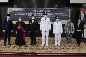 Jarot-Sudiyanto Resmi Dilantik Jadi Bupati dan Wakil Bupati Sintang 