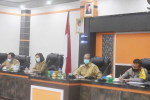 Wabup Hadiri Rakor Satgas Penanganan Covid-19 Kabupaten Sintang