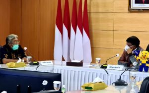 Audiensi ke Menkominfo, Bupati Jarot Usulkan 213 Tower BTS Tahun 2022