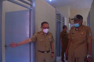 Bupati dan Wakil Bupati Sintang Tinjau Kesiapan RIM Pasien Covid-19 di Mess Diklat BKPSDM