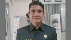 Alpius Pinta Percepatan perbaikan Akses Jalan Dari Binjai Hingga Ketungau