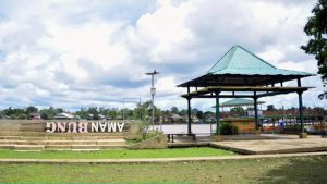 Taman Bungur Depan Pendopo Bupati Sintang Bakal Direnovasi