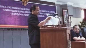 Pandangan Umum Fraksi Hanura Terhadap Nota Keuangan dan Raperda APBD 2024