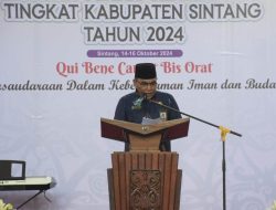 Kakan Kemenag Sintang Dukung Pelaksanaan Pesparani Katolik di Kabupaten Sintang