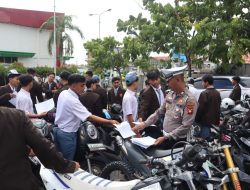 Satlantas Sintang Razia Pelajar di Sekolah