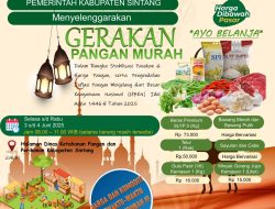Jaga Harga dan Pasokan Pangan, Sintang Adakan GPM Selama Dua Hari