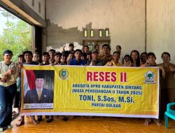 Ketua Komisi D DPRD Sintang Perjuangkan Kesejahteraan Warga Lewat Aspirasi Reses
