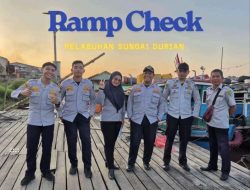 Jelang Mudik, Dishub Sintang Periksa Kelayakan Kapal Angkutan Sungai