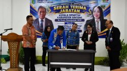 Sekda Sintang Hadiri Sertijab Kadis DPMPTSP, Ingatkan Agar Tetap Kompak dan Berikan Layanan Terbaik